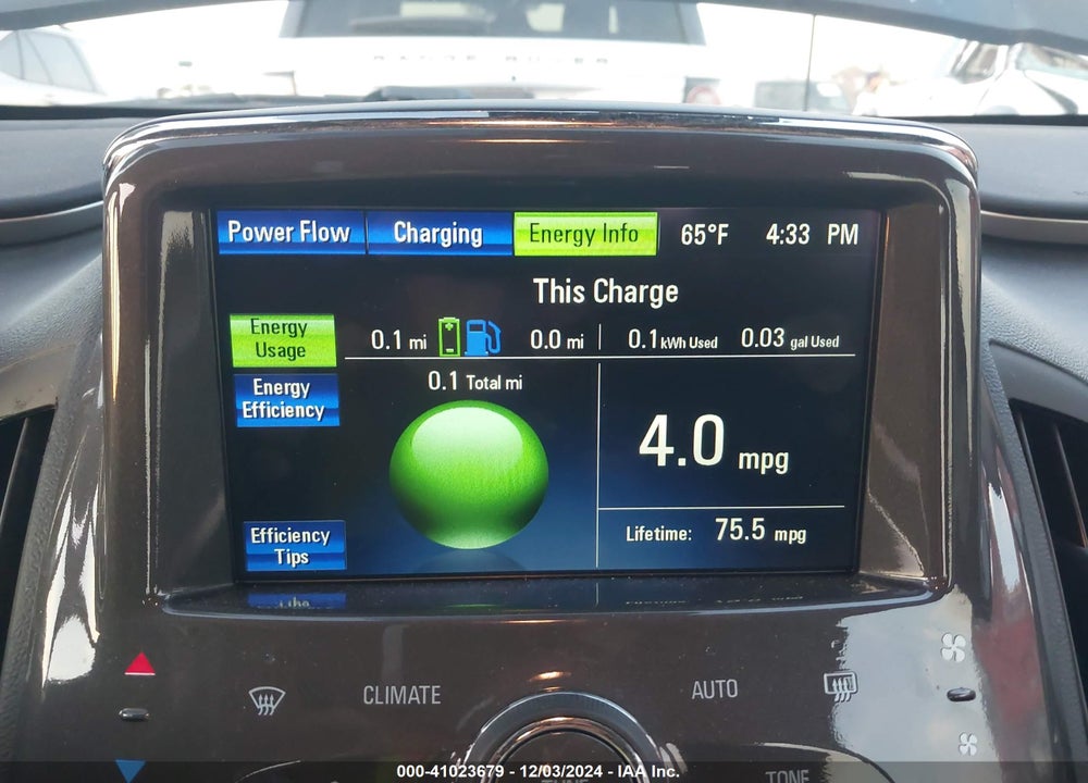 2014 CHEVROLET VOLT VIN: 1G1RE6E47EU166029