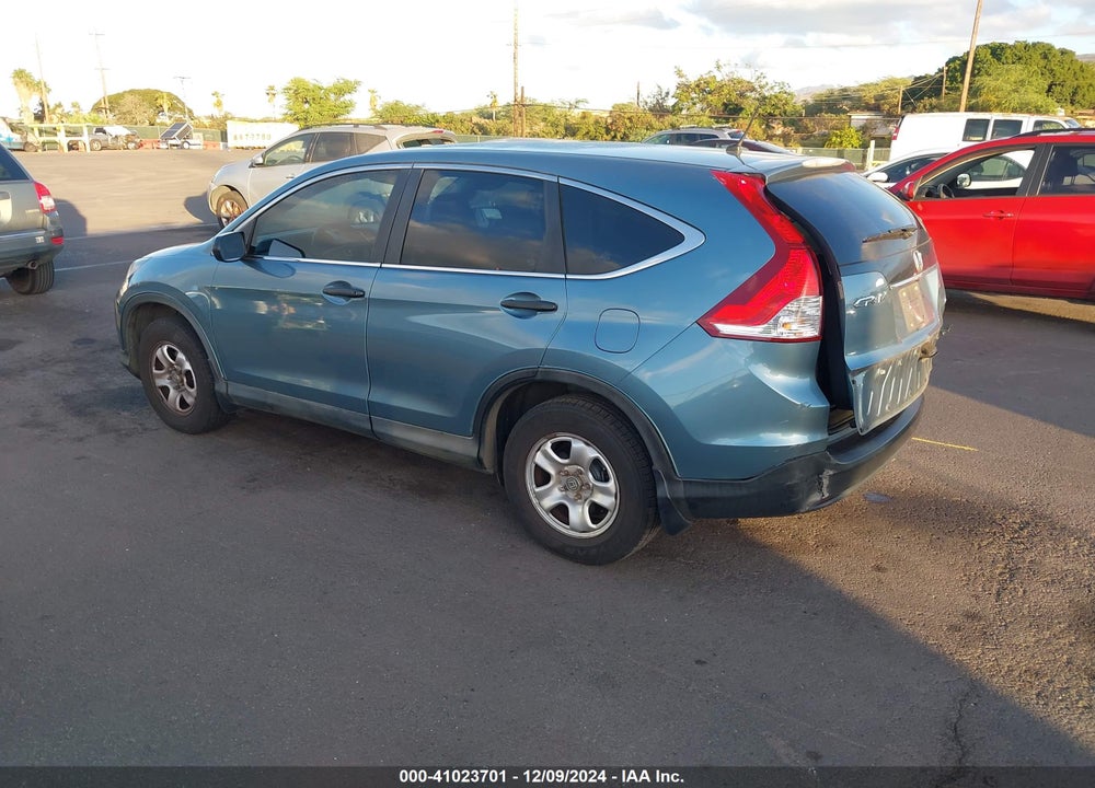 2013 HONDA CR-V LX VIN: 5J6RM3H37DL025990
