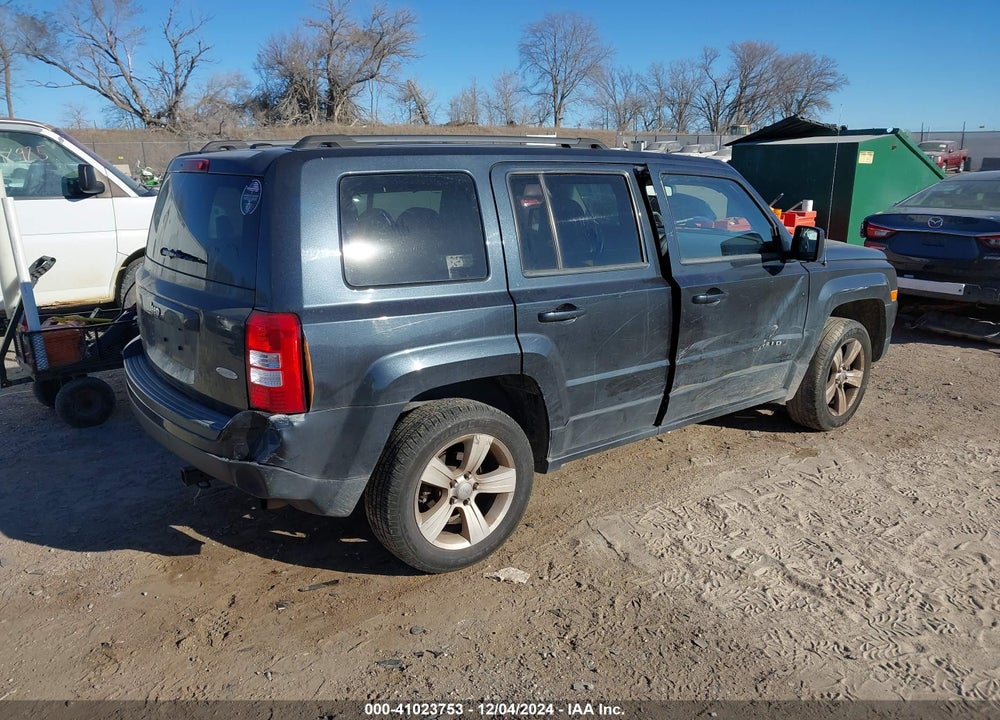 2014 JEEP PATRIOT LATITUDE VIN: 1C4NJRFB5ED817268
