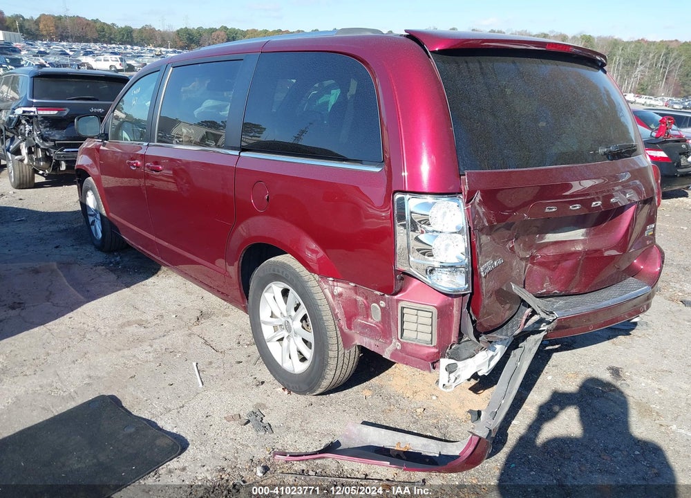 2019 DODGE GRAND CARAVAN SXT VIN: 2C4RDGCG8KR707627