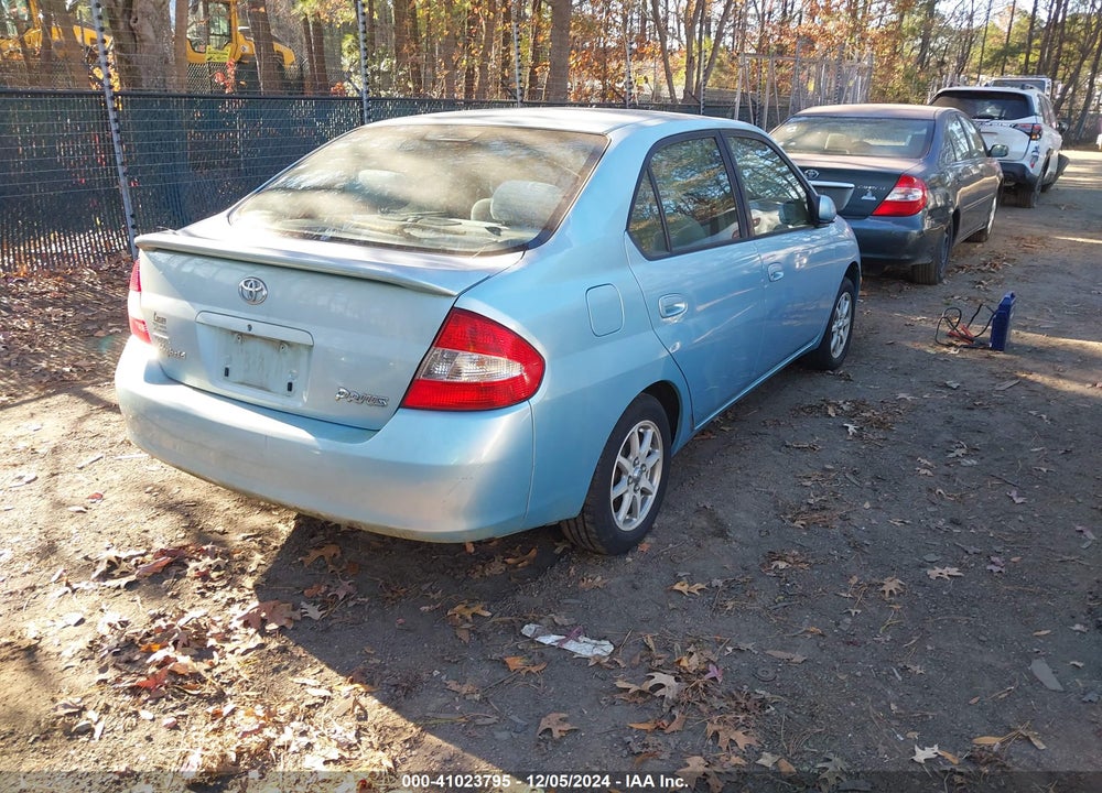 2001 TOYOTA PRIUS VIN: JT2BK12U810003084