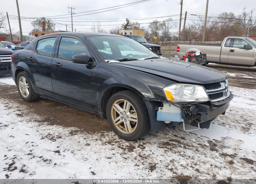2012 DODGE AVENGER SXT VIN: 1C3CDZCB7CN161900