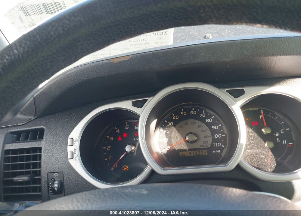 2003 TOYOTA 4RUNNER SR5 V6 VIN: JTEBU14R338005268
