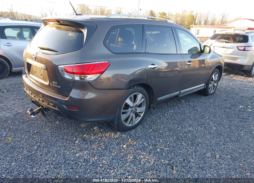 2015 NISSAN PATHFINDER PLATINUM VIN: 5N1AR2MM1FC683168
