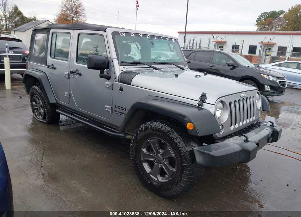 2017 JEEP WRANGLER UNLIMITED SPORT 4X4 VIN: 1C4BJWDG0HL521729