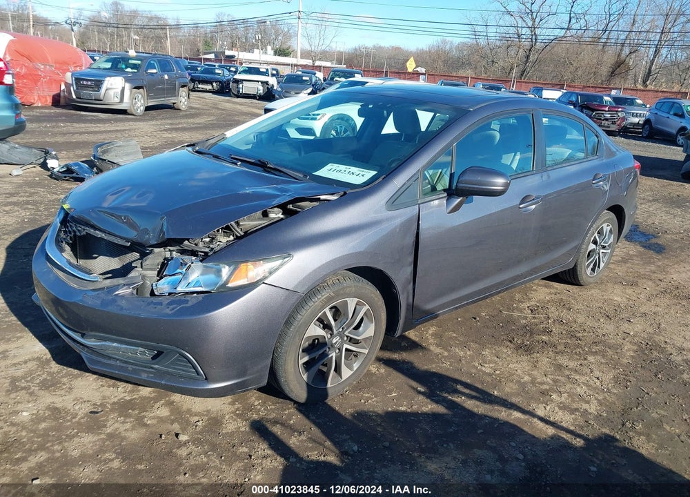 2014 HONDA CIVIC EX VIN: 19XFB2F80EE076149