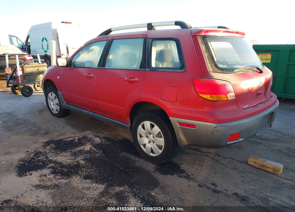 2004 MITSUBISHI OUTLANDER LS VIN: JA4LX31F54U053315