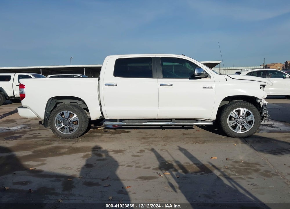 2018 TOYOTA TUNDRA PLATINUM 5.7L V8 VIN: 5TFAW5F19JX730854