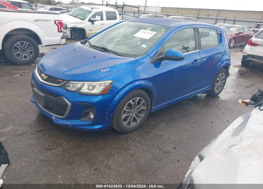 2017 CHEVROLET SONIC LT AUTO VIN: 1G1JD6SH6H4174067