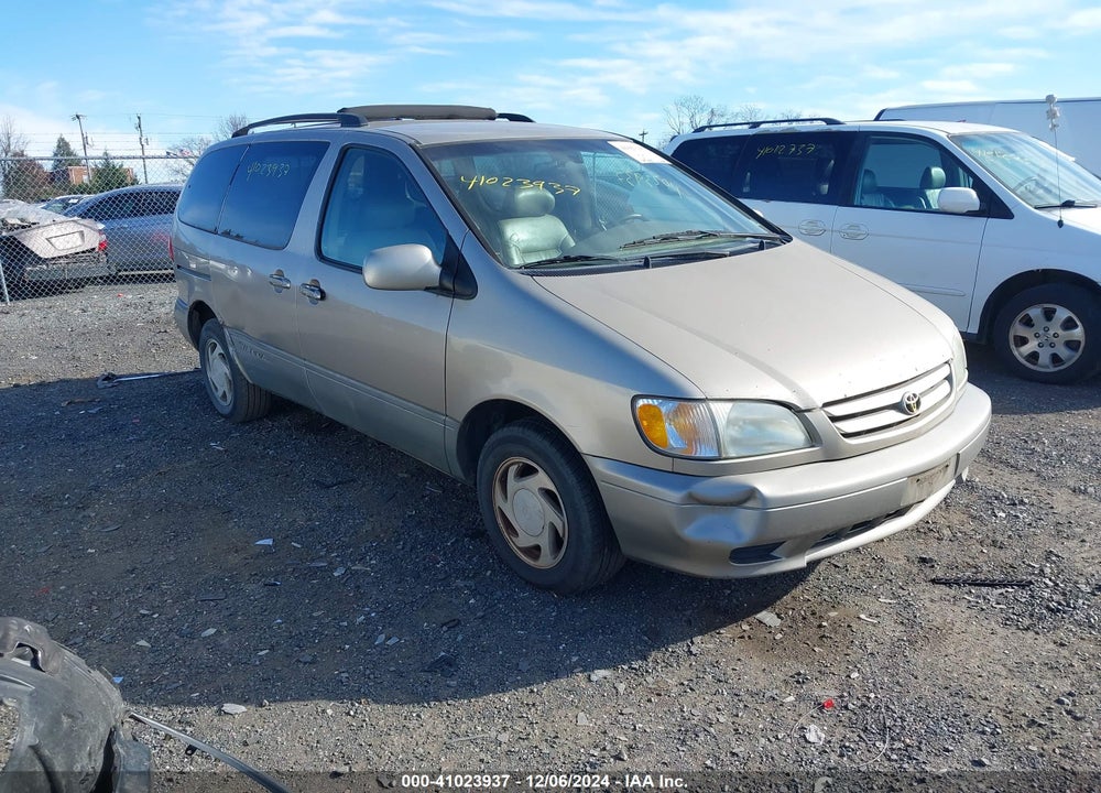 2002 TOYOTA SIENNA LE VIN: 4T3ZF13C22U460227