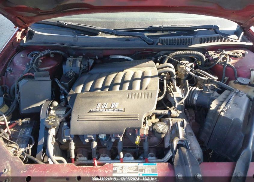 2007 CHEVROLET IMPALA  SS VIN: 2G1WD58C179208309