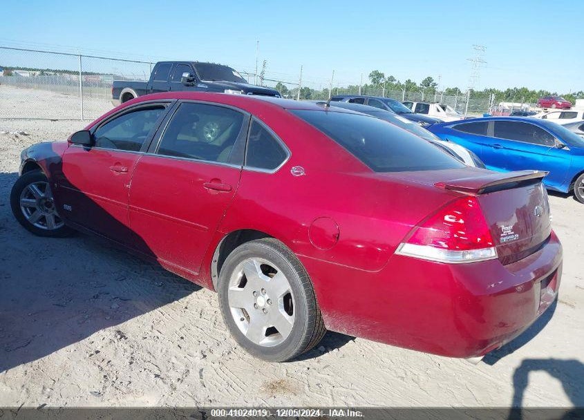 2007 CHEVROLET IMPALA  SS VIN: 2G1WD58C179208309