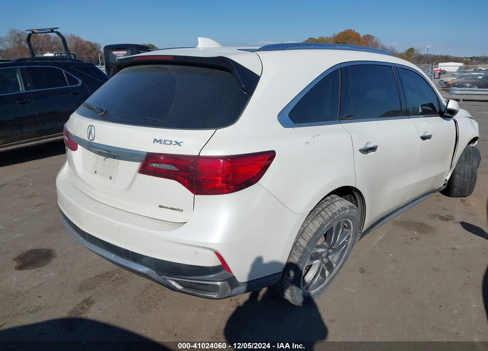 2017 ACURA MDX ADVANCE PACKAGE VIN: 5FRYD4H85HB024766