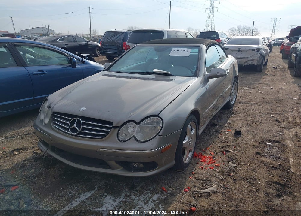 2004 MERCEDES-BENZ CLK 500 VIN: WDBTK75G64T026126