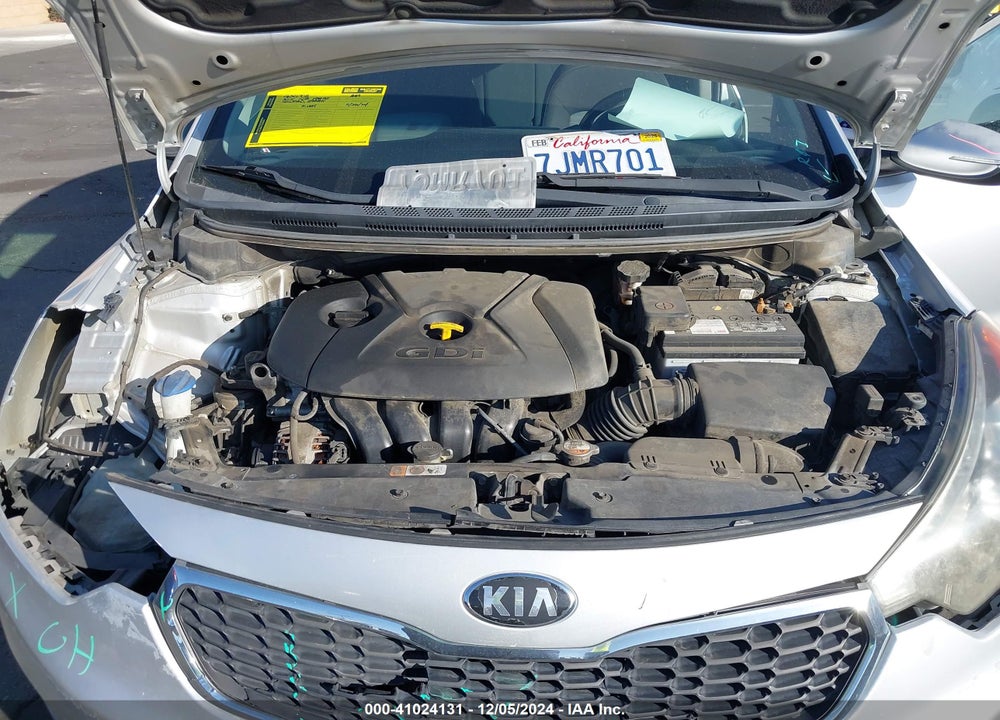 2015 KIA FORTE EX VIN: KNAFX4A8XF5343960