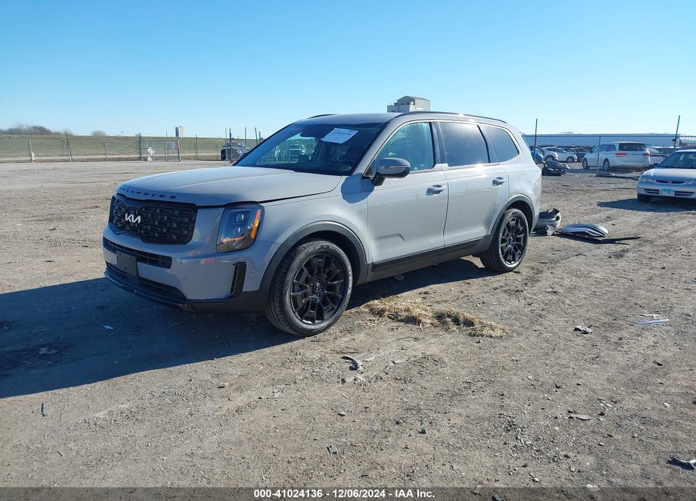 2022 KIA TELLURIDE EX VIN: 5XYP3DHC6NG215671