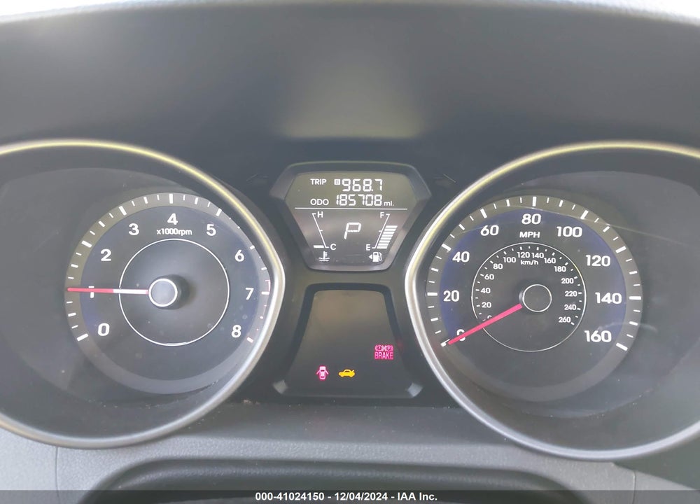 2013 HYUNDAI ELANTRA GLS VIN: 5NPDH4AE4DH190969