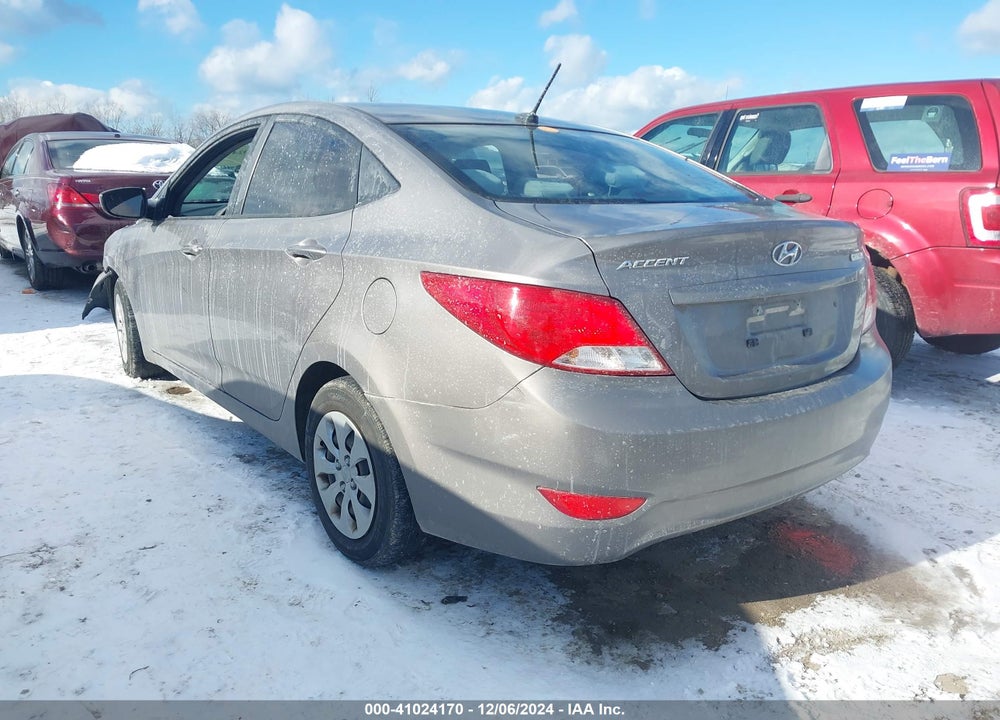 2017 HYUNDAI ACCENT SE VIN: KMHCT4AE1HU358469