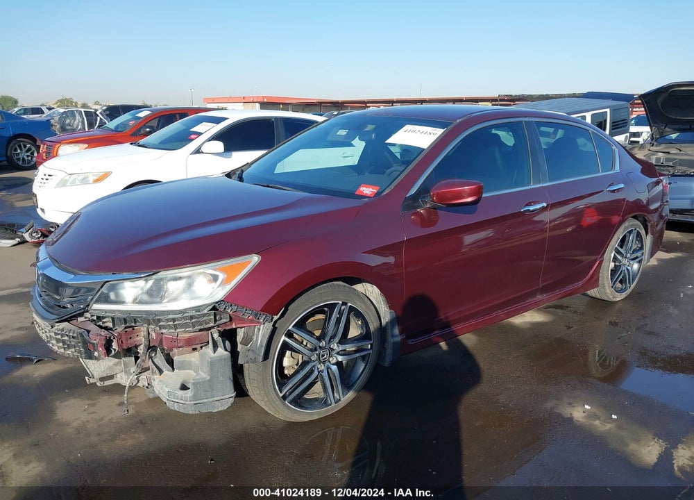 2017 HONDA ACCORD SPORT VIN: 1HGCR2F56HA218047
