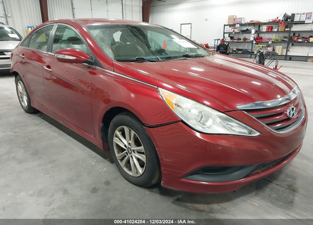 2014 HYUNDAI SONATA GLS VIN: 5NPEB4AC1EH945355