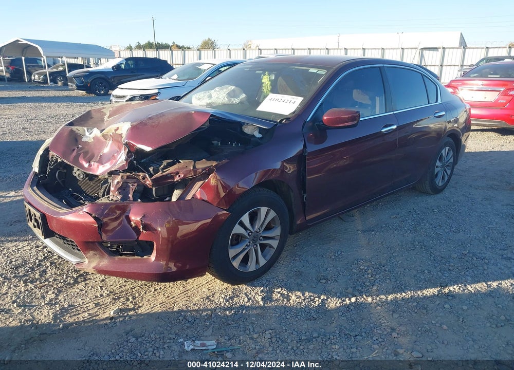 2014 HONDA ACCORD VIN: 1HGCR2F37EA107985