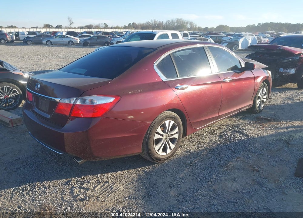2014 HONDA ACCORD VIN: 1HGCR2F37EA107985