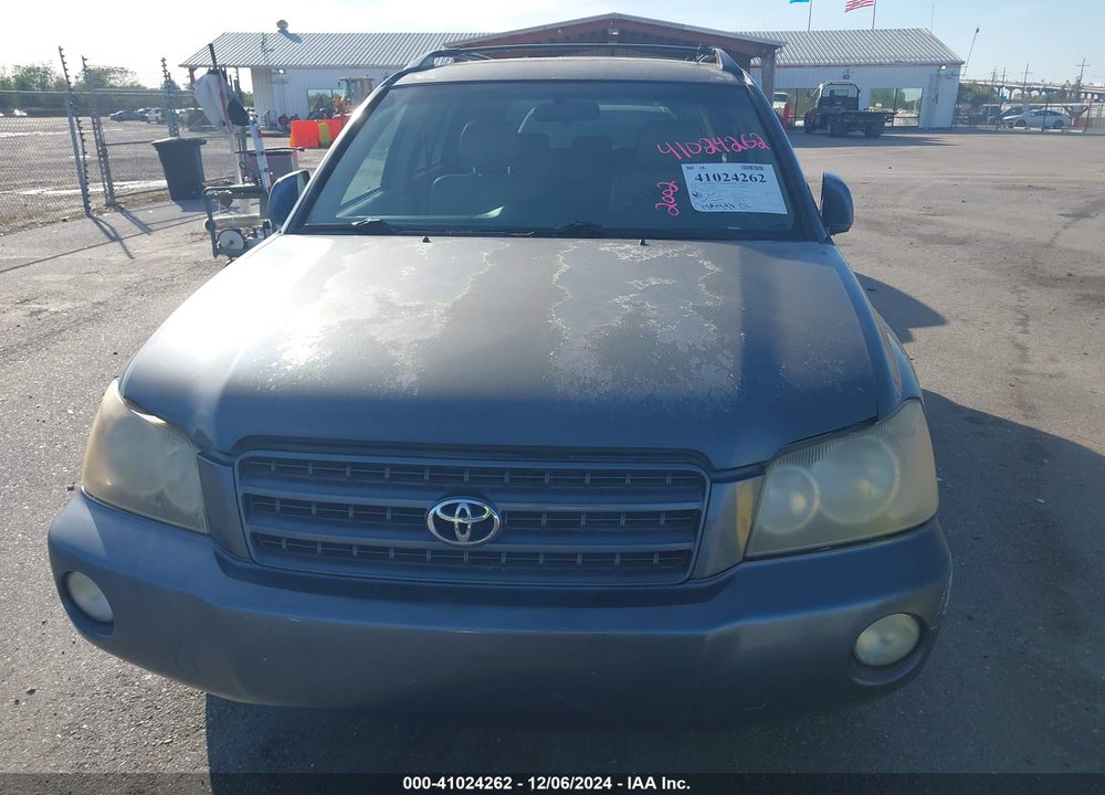 2002 TOYOTA HIGHLANDER LIMITED V6 VIN: JTEGF21A020051240