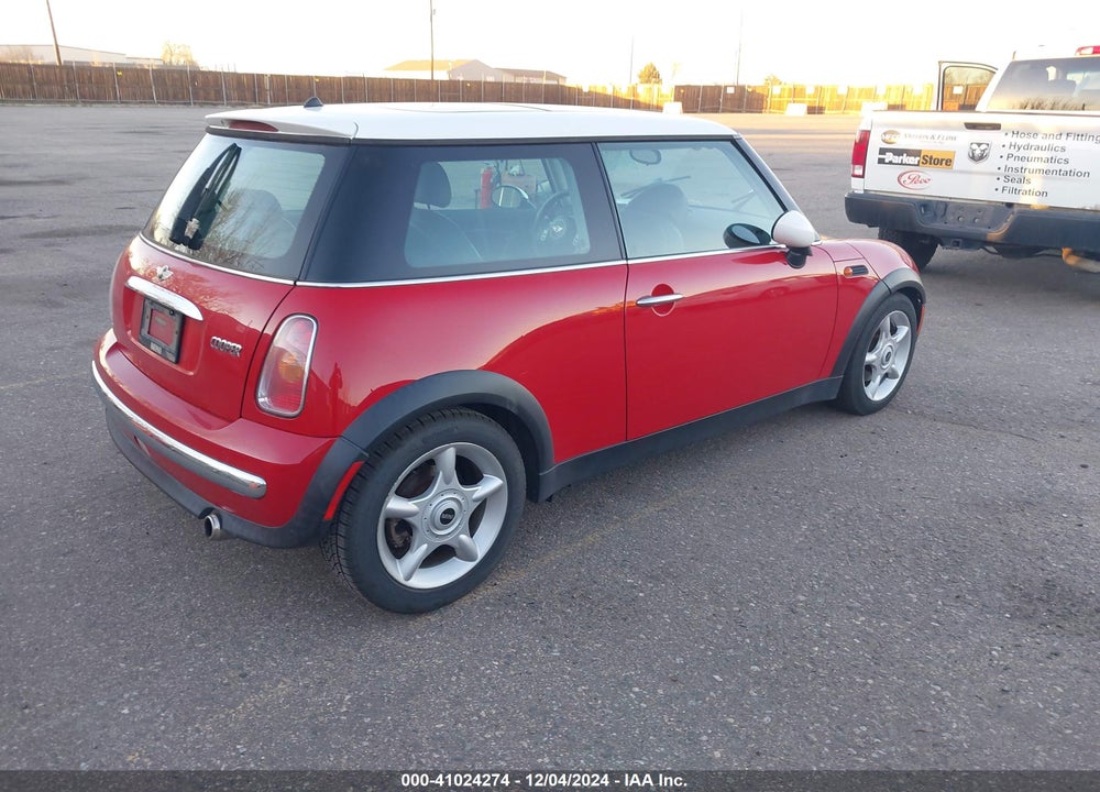 2004 MINI COOPER VIN: WMWRC33444TJ61399