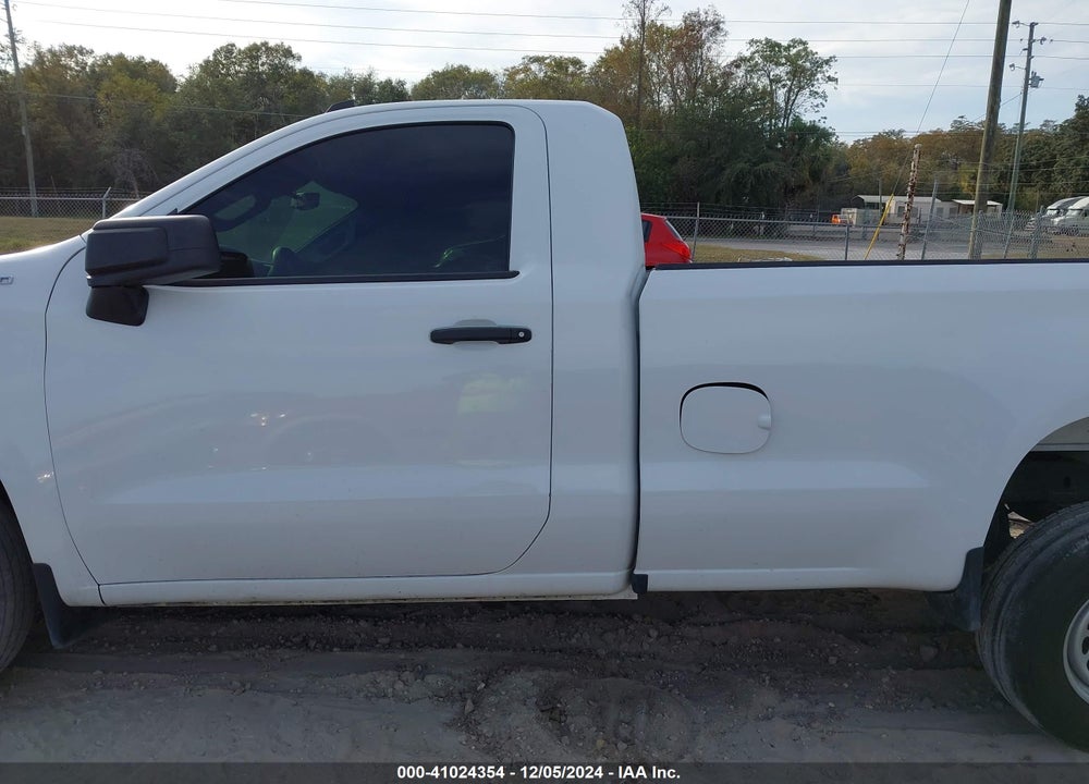 2021 CHEVROLET SILVERADO 1500 2WD LONG BED WT VIN: 3GCNWAEKXMG168993