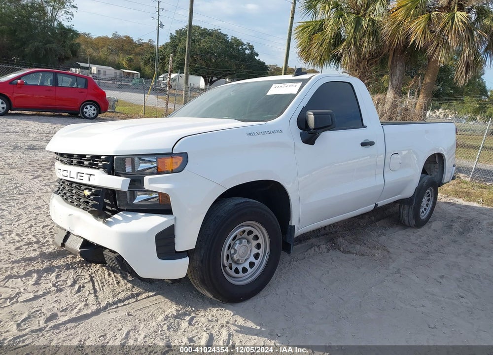 2021 CHEVROLET SILVERADO 1500 2WD LONG BED WT VIN: 3GCNWAEKXMG168993