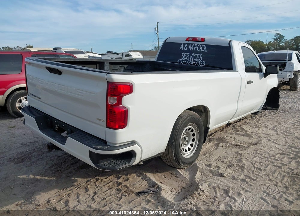 2021 CHEVROLET SILVERADO 1500 2WD LONG BED WT VIN: 3GCNWAEKXMG168993