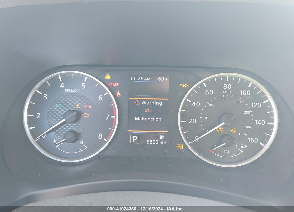 2024 NISSAN SENTRA VIN: 3N1AB8BV2RY235687