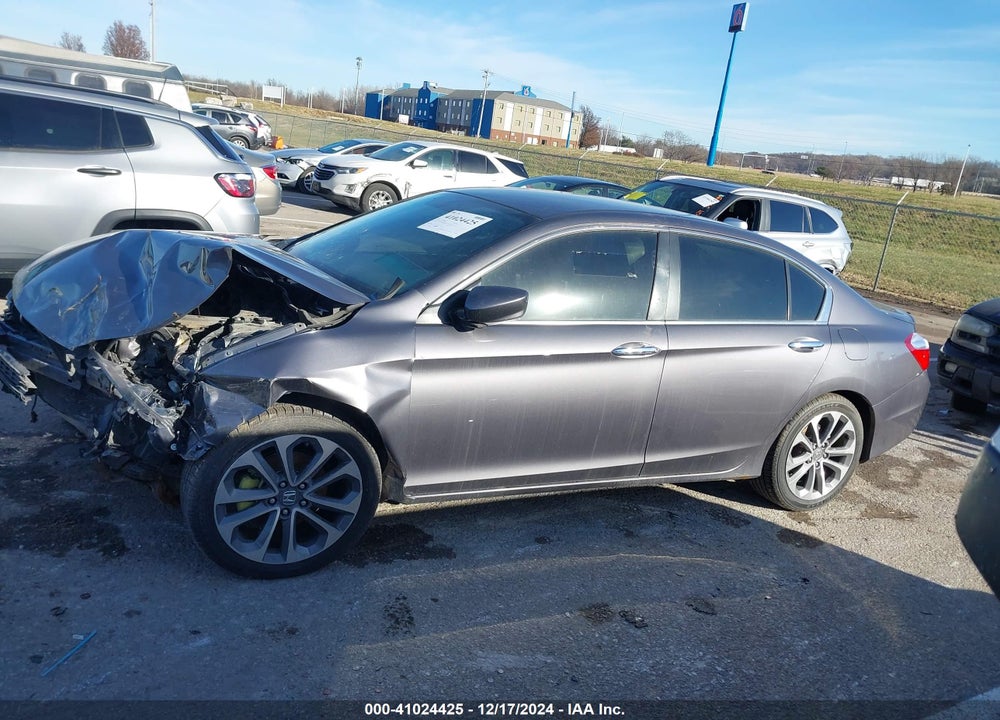 2014 HONDA ACCORD SPORT VIN: 1HGCR2F56EA053774