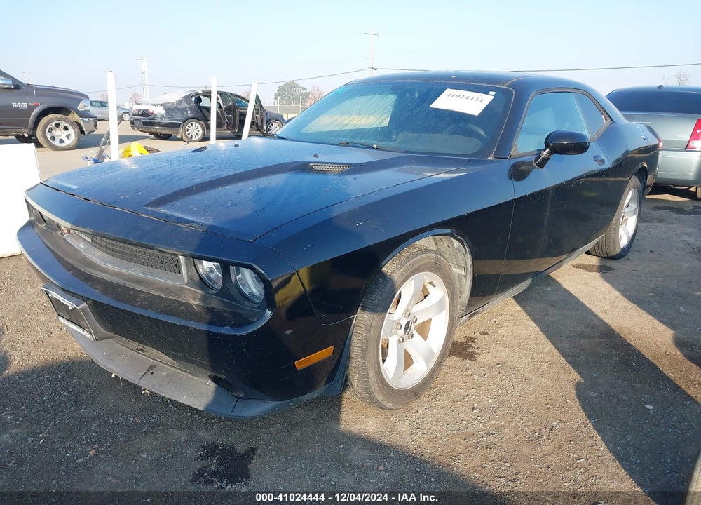 2012 DODGE CHALLENGER SXT VIN: 2C3CDYAG1CH186244