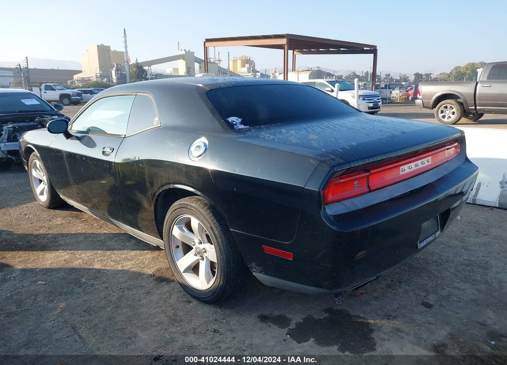 2012 DODGE CHALLENGER SXT VIN: 2C3CDYAG1CH186244