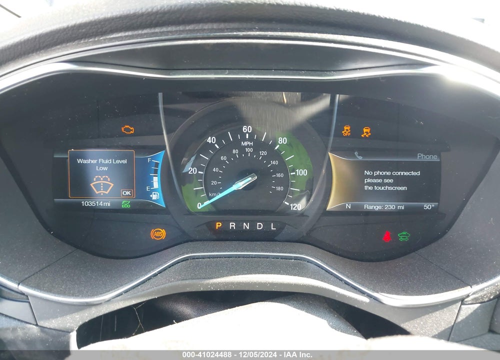 2017 FORD FUSION HYBRID TITANIUM VIN: 3FA6P0RU2HR237716