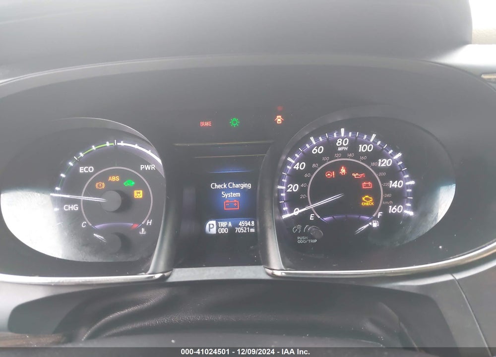 2015 TOYOTA AVALON HYBRID LIMITED VIN: 4T1BD1EB4FU042875