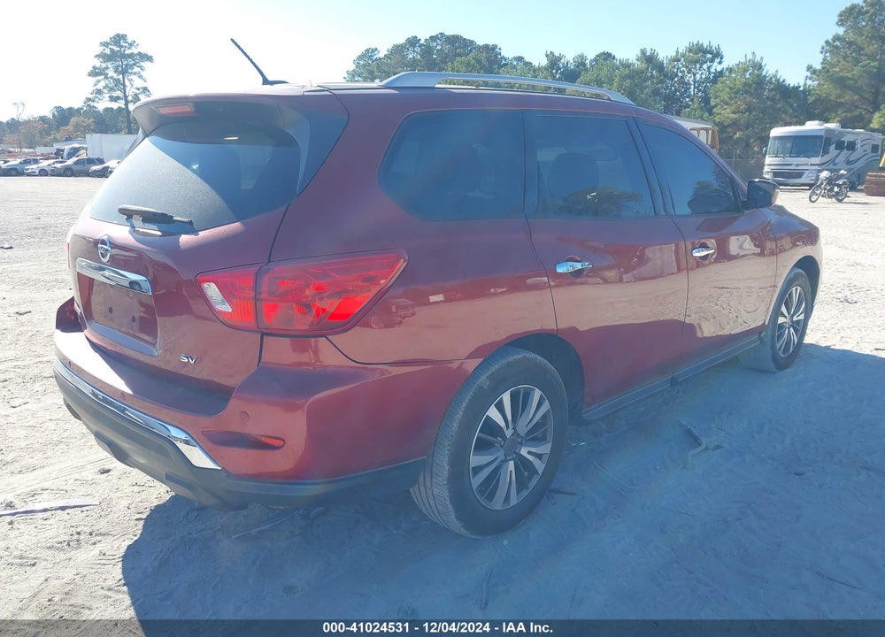 2017 NISSAN PATHFINDER SV VIN: 5N1DR2MN7HC678260