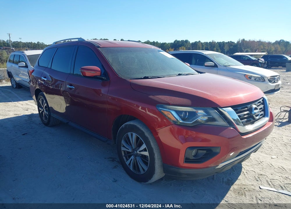 2017 NISSAN PATHFINDER SV VIN: 5N1DR2MN7HC678260