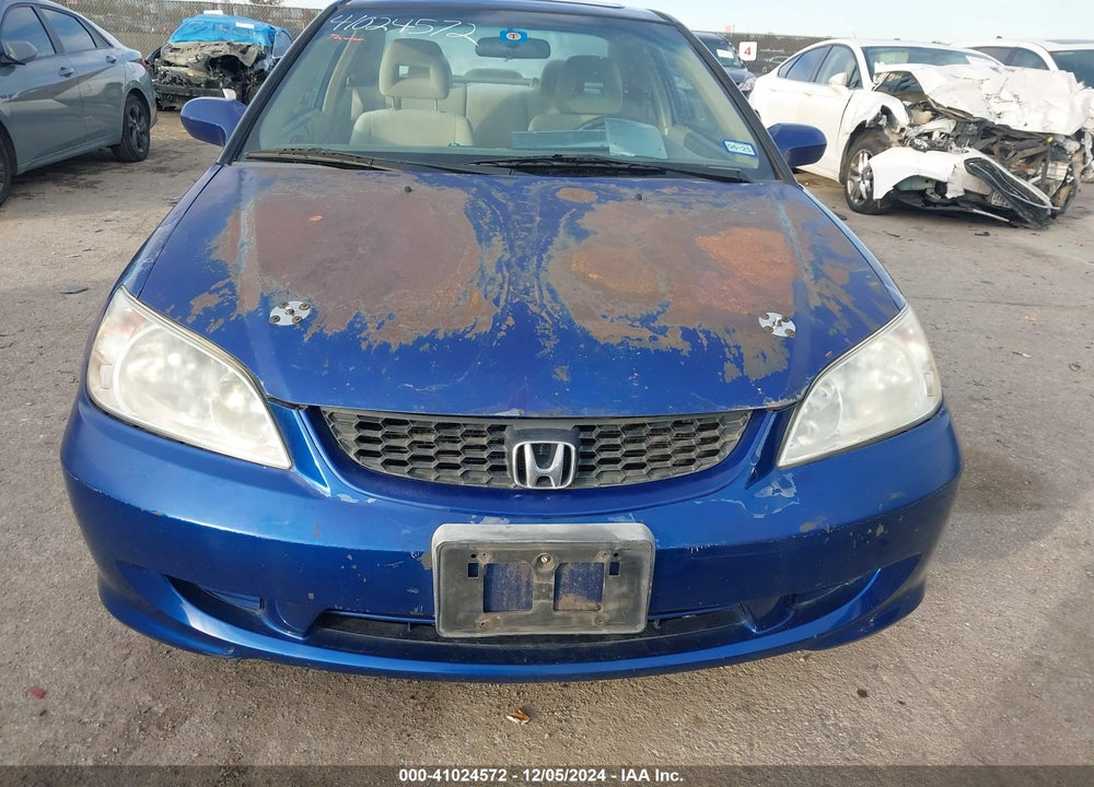 2005 HONDA CIVIC EX VIN: 1HGEM22925L044154