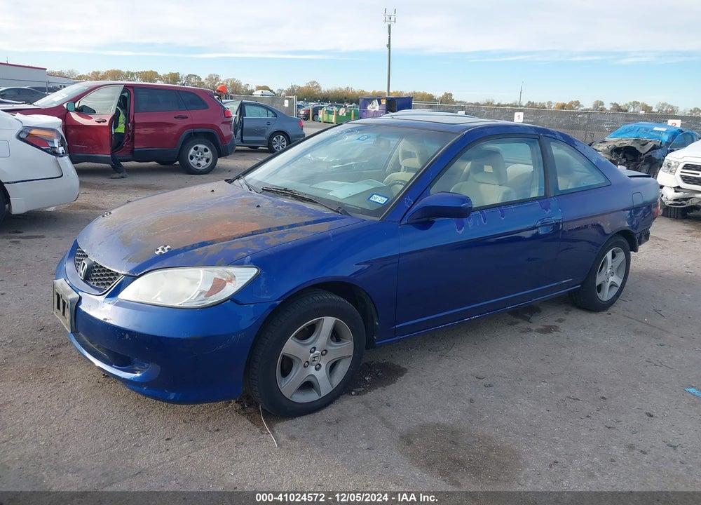 2005 HONDA CIVIC EX VIN: 1HGEM22925L044154
