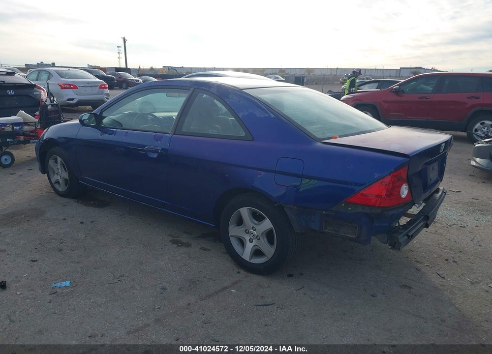 2005 HONDA CIVIC EX VIN: 1HGEM22925L044154