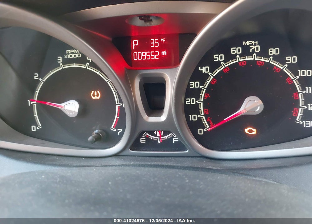 2013 FORD FIESTA S VIN: 3FADP4AJXDM136379