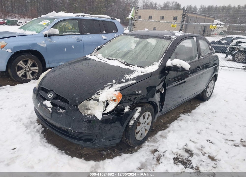 2008 HYUNDAI ACCENT GS VIN: KMHCM36C88U084153