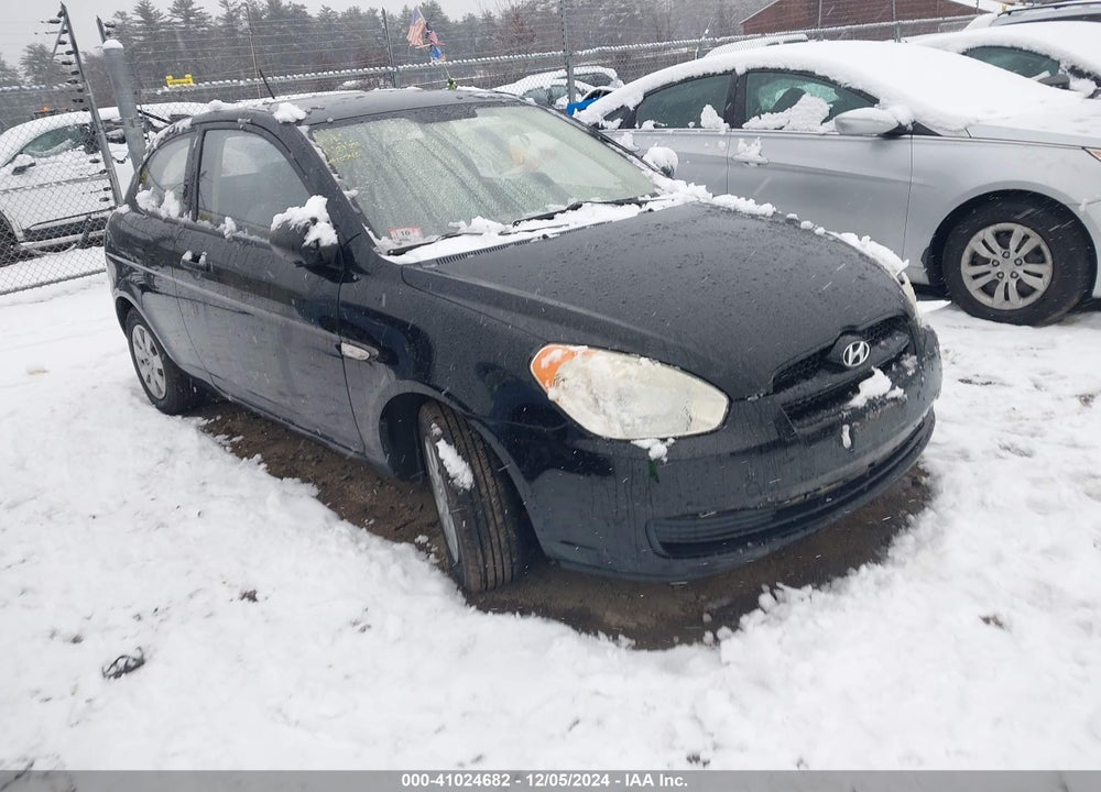 2008 HYUNDAI ACCENT GS VIN: KMHCM36C88U084153