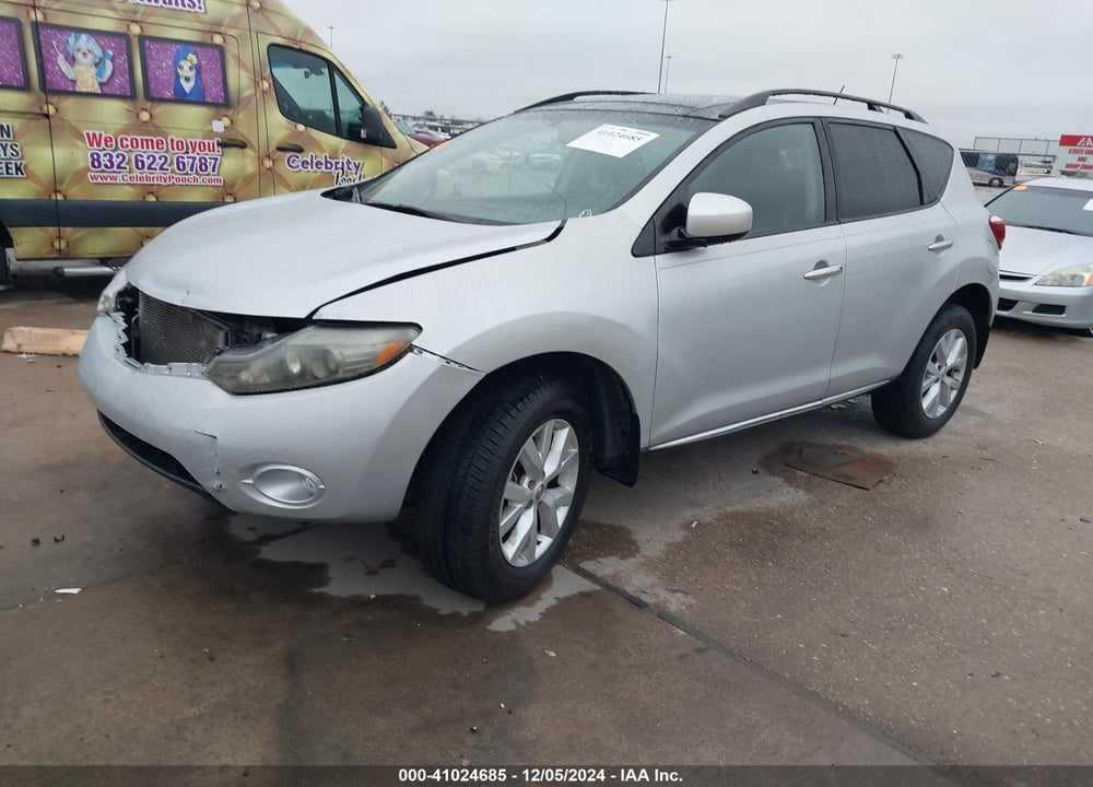 2011 NISSAN MURANO SV VIN: JN8AZ1MU8BW050789