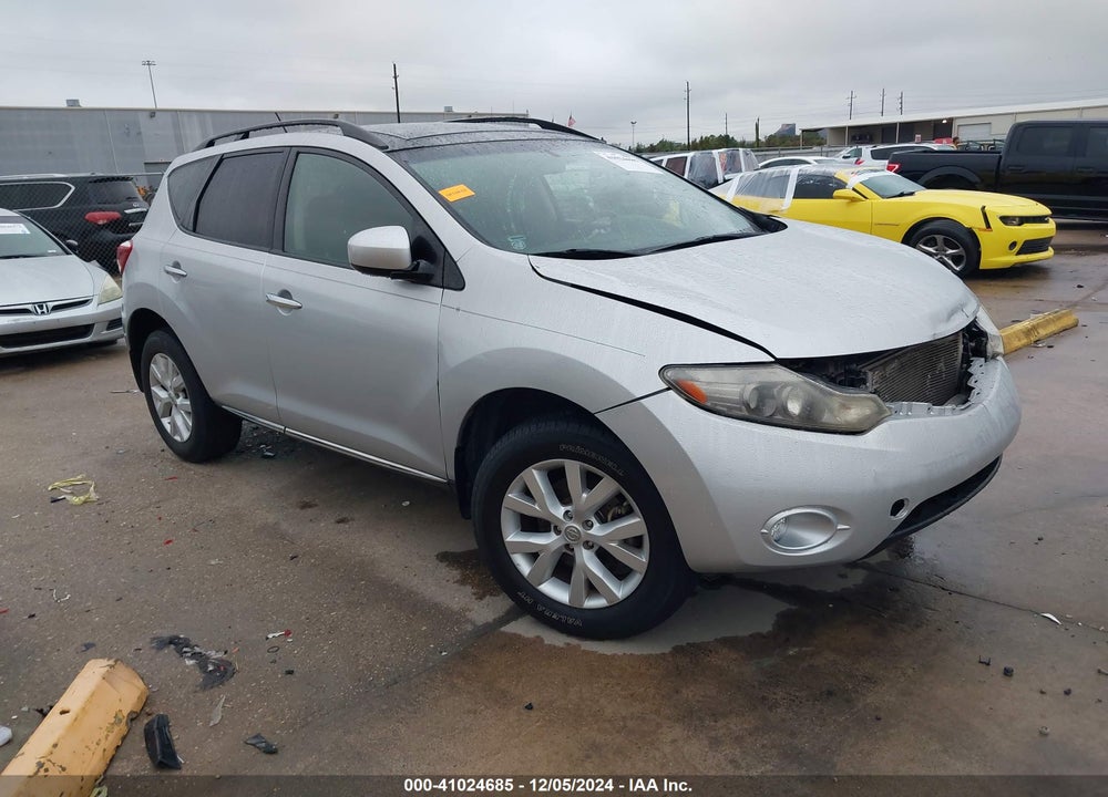 2011 NISSAN MURANO SV VIN: JN8AZ1MU8BW050789