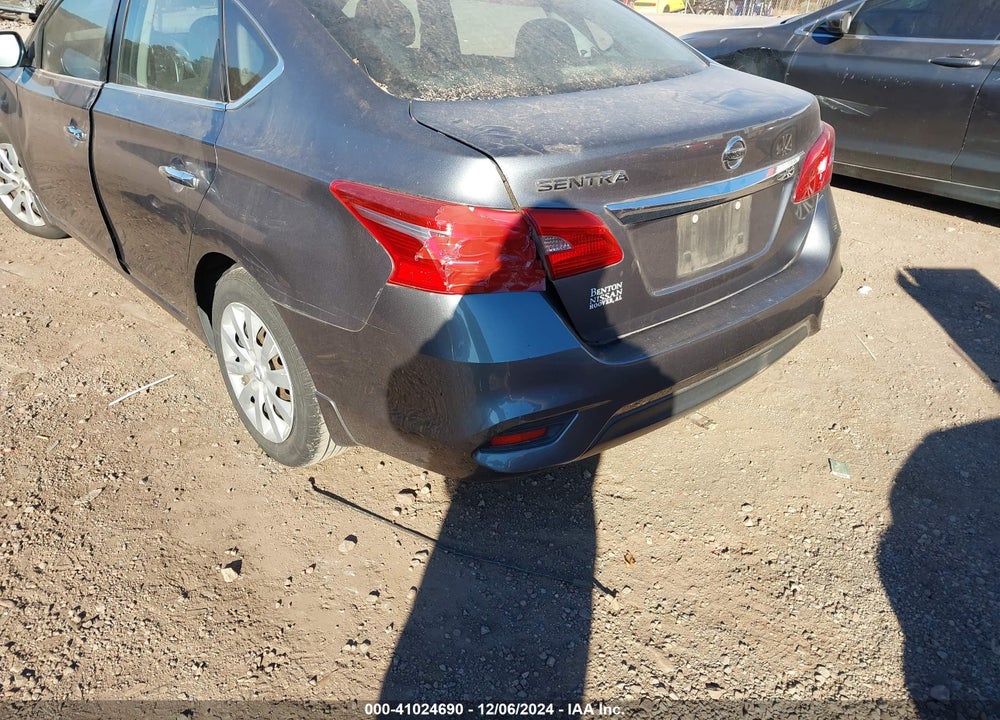 2016 NISSAN SENTRA S VIN: 3N1AB7AP3GY295536