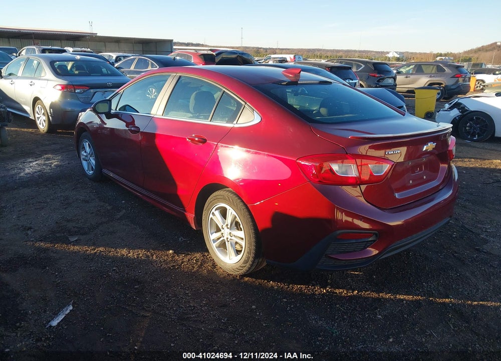 2016 CHEVROLET CRUZE LT AUTO VIN: 1G1BE5SM3G7262645