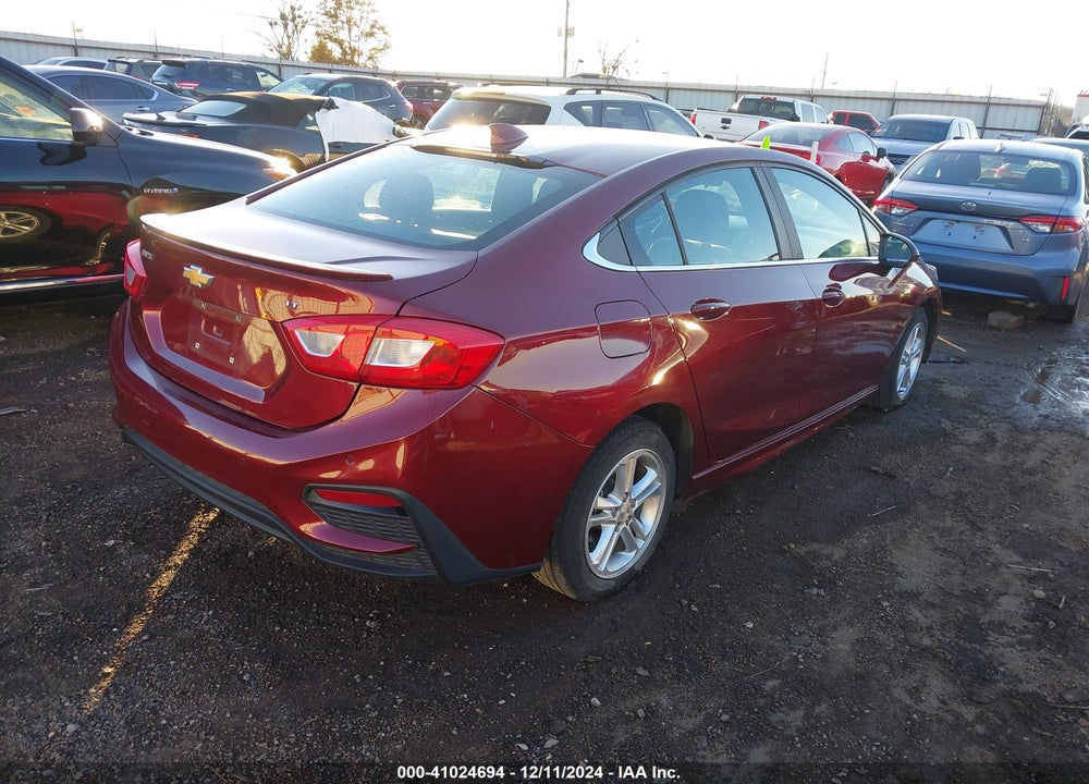 2016 CHEVROLET CRUZE LT AUTO VIN: 1G1BE5SM3G7262645